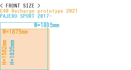 #C40 Recharge prototype 2021 + PAJERO SPORT 2017-